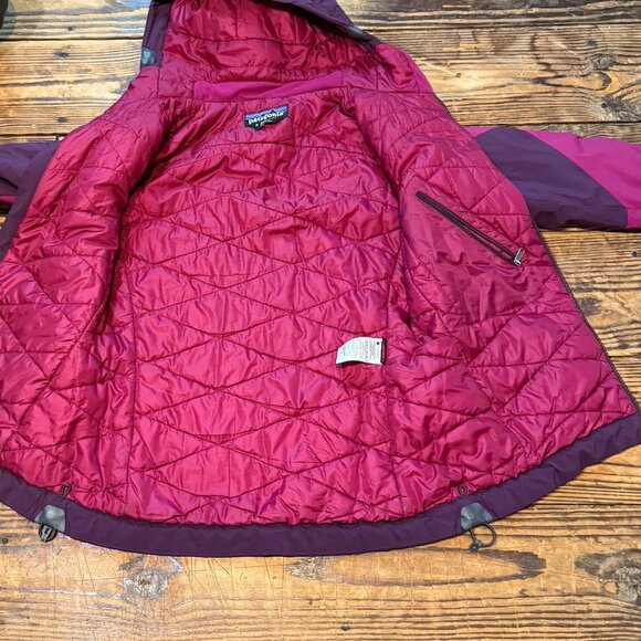 Patagonia Winter Sun Hoody Jacket Primaloft Quilt-lined Womens Size Small Plum - Picture 8 of 12
